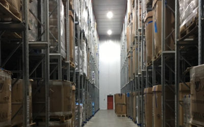 Optimización lumínica en un almacén frigorífico