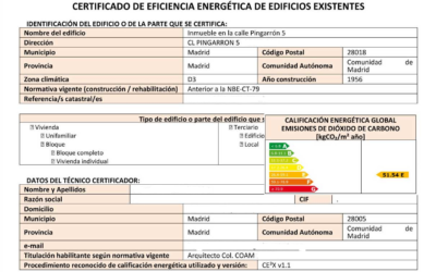 Solicitar presupuesto certificado energético para viviendas
