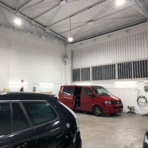 iluminación LED en empresa