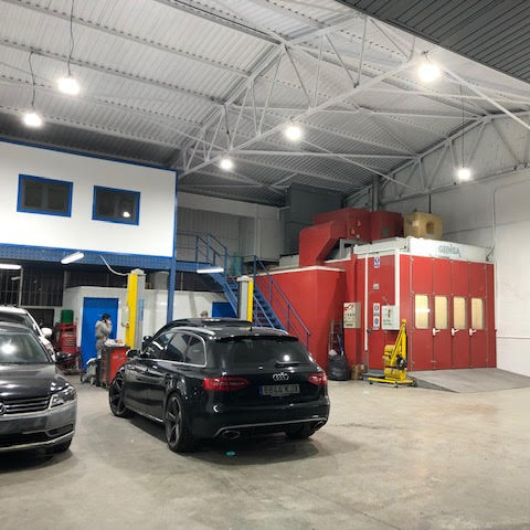 Proyecto de eficiencia energética en iluminación LED para empresa de carrocería