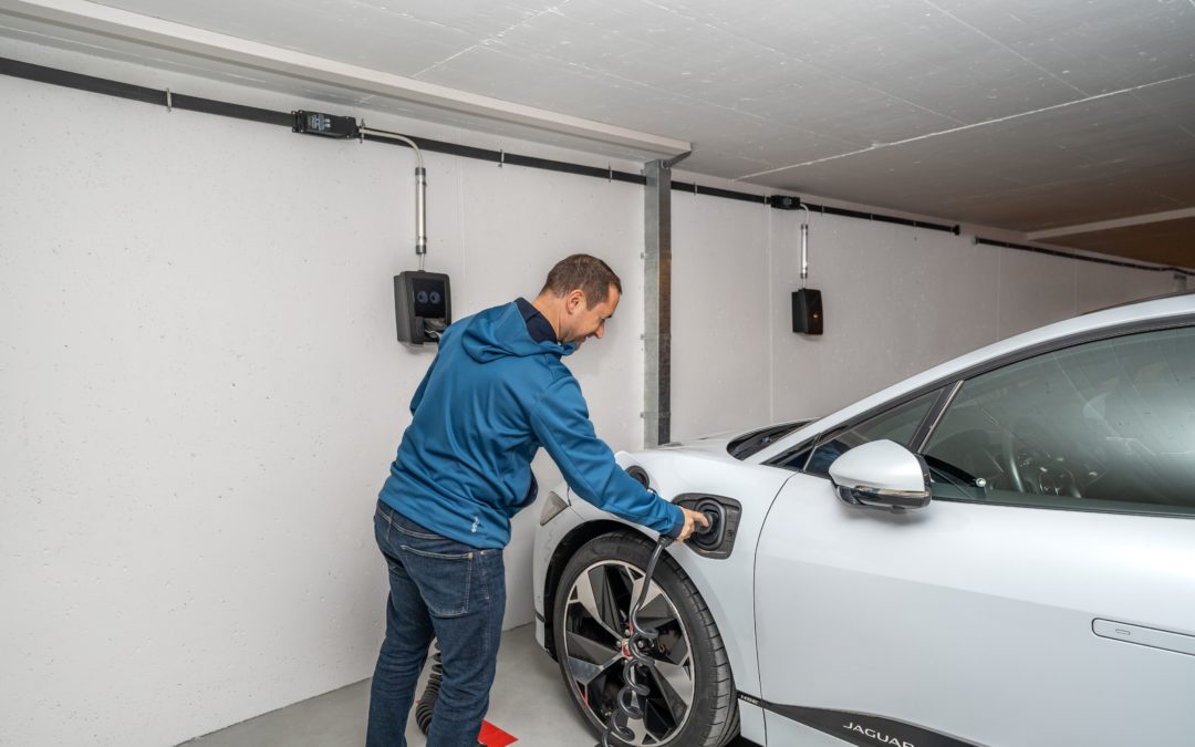 instalación de cargadores para coches eléctricos en garajes comunitarios de Donostia